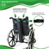 NYOrtho Oxygen Tank Holder for Wheelchair, D & E Cylinder Carrier Bag, Heavy Duty, Waterproof