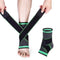 Adjustable Compression Ankle Support Brace for Men Women, Stabilizes Ligaments, Eases Pain from Sprained Ankle (Large)