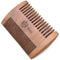 Murai by Giorgio GIOWC Wooden Beard Combs for Men - Dual Action Fine & Wide Tooth Cherrywood Comb
