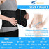 S Abdominal Binder Post Surgery, Elastic Waist Band for Stomach Support & Compression, 3 PANEL - 9" High BLACK