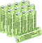 12PCS 1.2V 1800mAh Ni-MH AA Rechargeable Batteries for Wireless Microphones, Electric Toys, Remote Mice