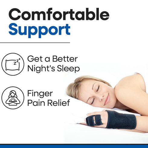 Trigger Finger Splint Finger Brace, Middle Finger Splint for Fractures, Arthritis, Tendonitis, Mallet Finger Splint