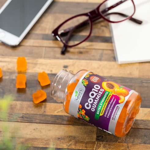 CoQ10 100mg Gummies, 60 Gummies | 3X Better Absorption Antioxidant for Heart Health Support & Energy Production