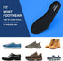 Memory Foam Insoles for Men, Replacement Shoe Inserts for Work Boot, Running Shoes, Hiking Shoes, Black US 10