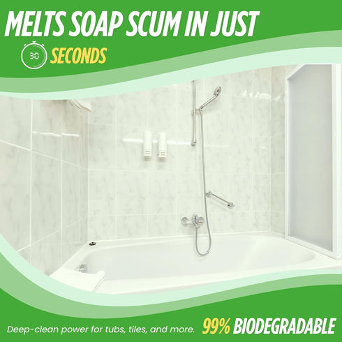 Oh Yuk Tub and Tile Cleaner All-in-One Spray for Tubs, Tile, Shower Walls, and More | Removes Soap Scum and Residue |