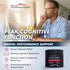 MEN'S PeakPerformance Mushroom Complex with Lions Mane, Reishi, Cordyceps, Turkey Tail, Nootropic Brain Supplement for
