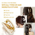 Metal Hair Clips, Claw Clips for Thick and Thin Hair, Strong Hold Hair Accessories for Women, 2 Pcs