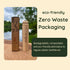 Bamboo Screwable Toothbrush, Two-Piece Design, Soft BPA-Free Bristles & Portable Case, Eco-Friendly for Travel & Daily