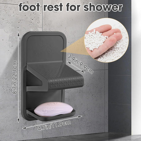 Senquoyn Shower Foot Rest, Shower Benches for Inside Shower to Sit On, Shower Stool for Shaving Legs - Thickened ABS