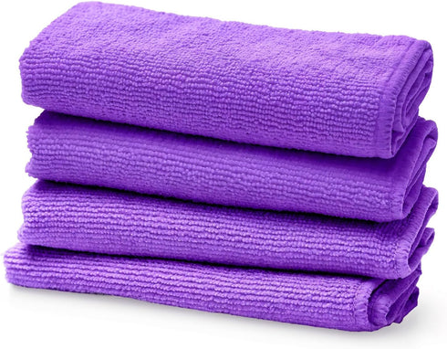Screen Mom Screen Cleaner Purple Microfiber Cloths (4-Pack) - Microfiber Screens Cleaner Cloths, TV
