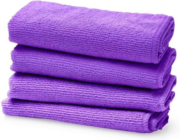 Screen Mom Screen Cleaner Purple Microfiber Cloths (4-Pack) - Microfiber Screens Cleaner Cloths, TV