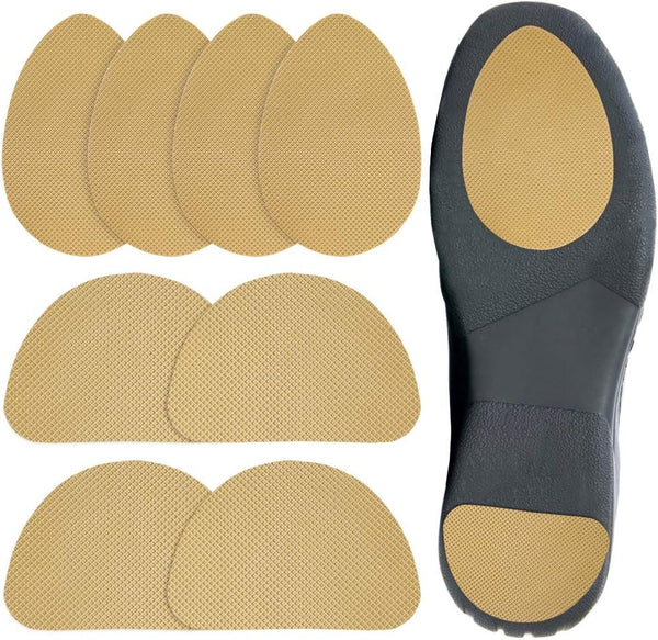 Non-Skid Slip Resistant Shoe Pads, Self-Adhesive Anti-Slip Sole Stick Protector for Shoes (Yellow)