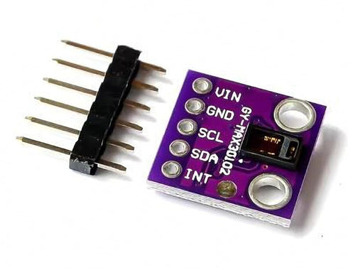 5pcs GY-MAX30102 MAX30102 Heart Rate Click Pulse Oximetry Sensor Module for Arduino (Purple Board)