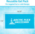 Arctic Flex Gel Replacement Packs - Reusable Gel Ice Packs for Back Ice Brace, Hot and Cold Gel Ice Pack for Injuries,
