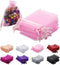 100PCS Pink Organza Bags, 2x3 Inch Sheer Drawstring Gift Pouches for Jewelry, Wedding, Party, Christmas Favor