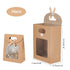 NBEADS 24 Pcs Kraft Paper Bags with Window, 4.7x2.4x6.2 Stand Up Gift Bags for Candy Cookies Packaging