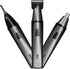 Perry Ellis Rechargeable Ear and Nose Hair Trimmer for Men, 3 Detachable Heads for Beard, Eyebrow, Nose, Ear Grooming