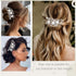 Unicra Silver Flower Bride Wedding Hair Vine | Rhinestone Hair Piece Jewelry for Women and Girls
