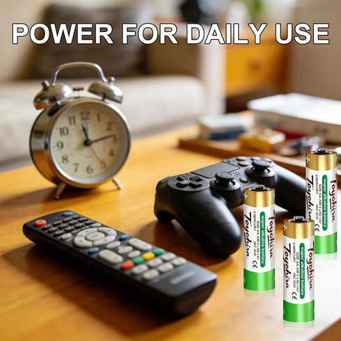 Toyohira 48 Pack 24 24 1.5V 5-Year AA and AAA Batteries Combo - Double A + Triple A Alkaline Batteries - Long-Lasting