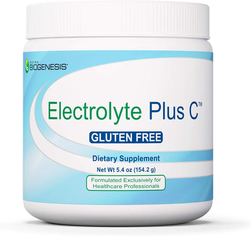 Nutra BioGenesis Electrolyte Plus C - Delicious Powder with Trace Minerals, Vitamins & Herbal Antioxidants