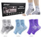 3 Pairs Neuropathy Socks for Women & Men, Nano Comprex Ankle Sleeves for Neuropathy Pain, Anti Fatigue Compression