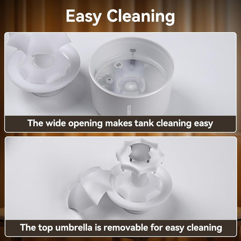 Missfly 300ml 360 Cloud Shape Cool Mist Humidifier Diffuser, Rotatable, Quiet Auto Safety Shutoff, Easy Refill Home
