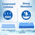 YoleShy 20 Pack Sponges Kitchen Natural Compressed Cellulose Sponges for Dishes Non Scratch for Household Cookware