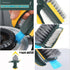 4-in-1 Grout Brush with Squeegee, Heavy-Duty Scrub Brushes for Bathroom & Kitchen Cleaning, Green
