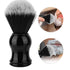 Shaving Brush with Wood Handle - Barber Cleaning Hairbrush Neck Duster for Salon and Home
