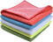 SINLAND 5 Color Assorted Microfiber Dish Cloth Towels, 12"x12", Best Kitchen Cleaning Cloths, 5 Pack