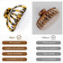 Shinowa Hair Clips, 2-Pack - Bohemian Tortoise Shell Hair Claw Clips for Thick Hair, Accessories for Women and Girls