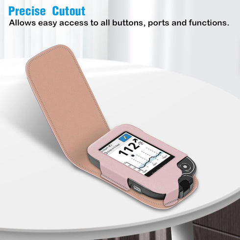 PU Protective Case for Freestyle Libre 3/2, Lightweight Shockproof Diabetic Storage Neck Sling with Detachable Lanyard