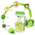 Pedicure Kit Foot Soak Set: Bubble Salt, Sugar Scrub, Massage Mask, Lotion in a Box, 4 Step Foot Spa Kit (Lemon)