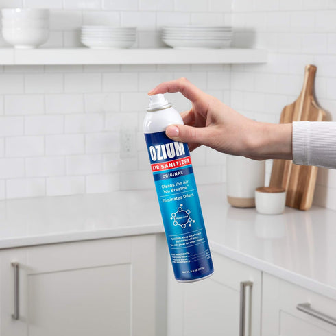 Ozium 8 Oz. Air Sanitizer & Odor Eliminator for Homes, Cars, Offices, Vanilla Scent, Pack of 2