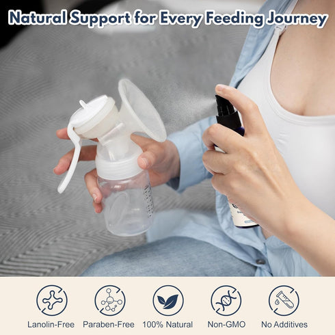provspro (4 OZ) Pumping Spray for Breast Pump, Breast Pumping Spray, Breastfeeding Essentials Pumping Lubrication Mist