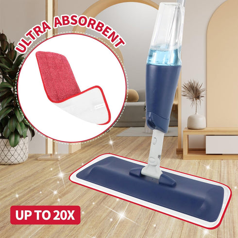 3 Pack Microfiber Reusable Mop Pads for Bona Mop: Wet/Dry Floor Cleaning Refill Mop Pads, Machine Washable
