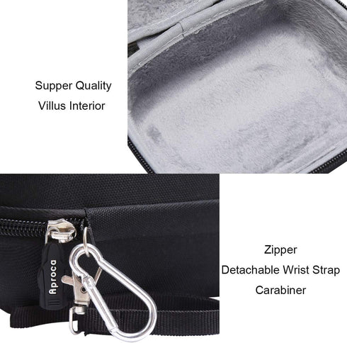 Aproca Hard Travel Case Compatible with Omron Evolv Bluetooth Wireless Upper Arm Blood Pressure Monitor, Black