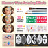 Janolia Face Painting Kit for Kids, Rainbow Split Cake Water Activated Face Paint, Ideal for Halloween and Carnival