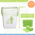Nexlyte 200 Count 5 15-16 0.71 Gallon Biodegradable Trash Bags Liter Garbage Bags, Mil Thick, Green