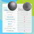 RAD Centre Soft Yoga Deep Tissue Massage Ball Myofascial Release Ball for Abdominal, Psoas, Neck & Stomach Massage