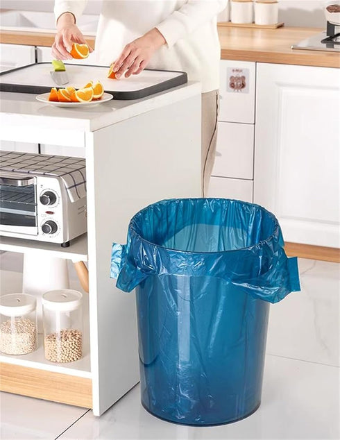 2-3 Gallon Tear-Free Small Trash Bags, 200 Counts, with Handles for Bathroom Kitchen
