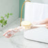 Shower Body Brush with Bristles and Large Pumpkin Loofah - Back Scrubber Bath Mesh Sponge for Skin Exfoliating