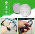 100 Pack CR2032 Batteries, 3V Lithium Battery for Key Fob, Compatible with Apple AirTag