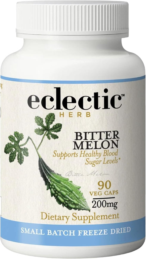 ECLECTIC INSTITUTE Raw Fresh Freeze-Dried Non-GMO Bitter Melon, 90 CT (200 mg)
