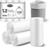 Small Trash Bags 1.2 Gallon - 108 Count Garbage Bags for Bathroom Mini Trash Can Liners, Fit 4.5-5 Liter White