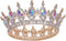 Queen Crown Rhinestone Wedding Crowns, Tiaras for Women, Costume Party Hair Accessories, Birthday Crown