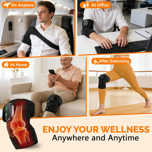 Yun Meng Lakes Elbow Elbow 3 3 Elbow Knee Massager with Heat and Vibration Heating Pad for Knee Shoulder Cordless