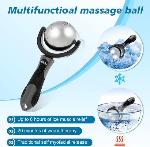 iECO Cold Massage Roller Ball for Deep Tissue Relief