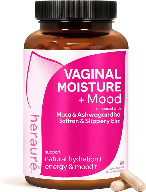 HerAur Vaginal Moisture & Libido Booster for Women - Stress Relief, Hormone Balance,