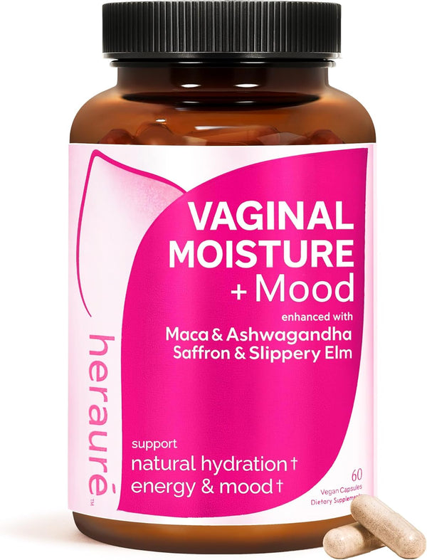 HerAur Vaginal Moisture & Libido Booster for Women - Stress Relief, Hormone Balance,
